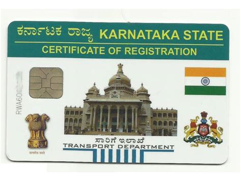 karnataka vehicle registration smart card status|karnataka car registration signs.